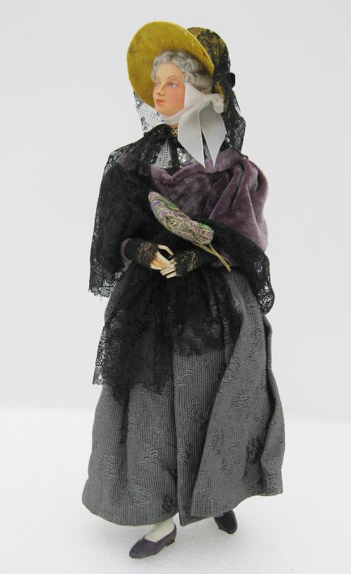 Dame mit gelbem Bonnet