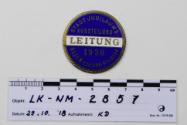 Leitungsabzeichen der Stadjubiläumsausstellung im Schloss Weilburg Baden