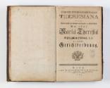 Constitutio Criminalis Theresiana oder der Römisch-Kaiserl. zu Hungarn und Böheim [et]c. [et]c. Königl. Apost. Majestät Mariä Theresiä Erzherzogin zu Oesterreich, [et]c. [et]c. peinliche Gerichtsordnung